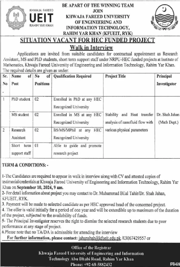 Khwaja Fareed University of Engineering and Information Technology